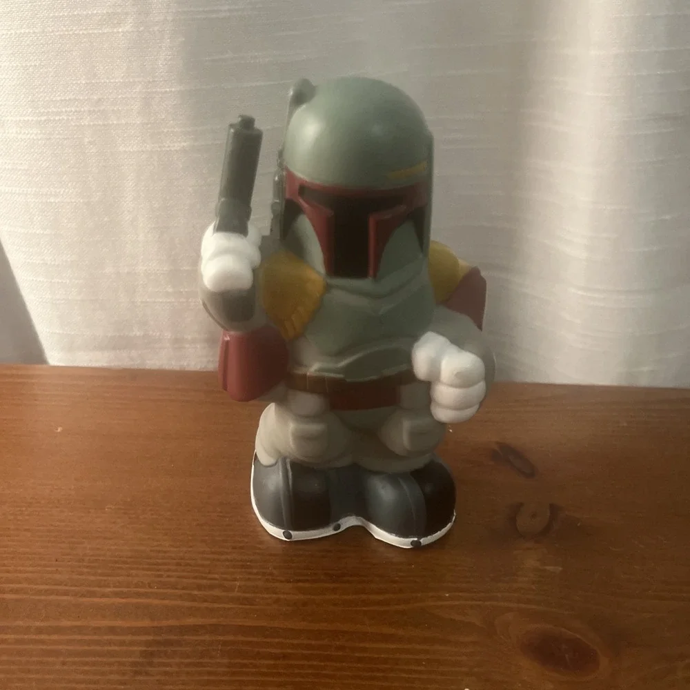 Disney 2008 Star Wars Rubber Plastic Bobo‎ Fett Mandalorian 5